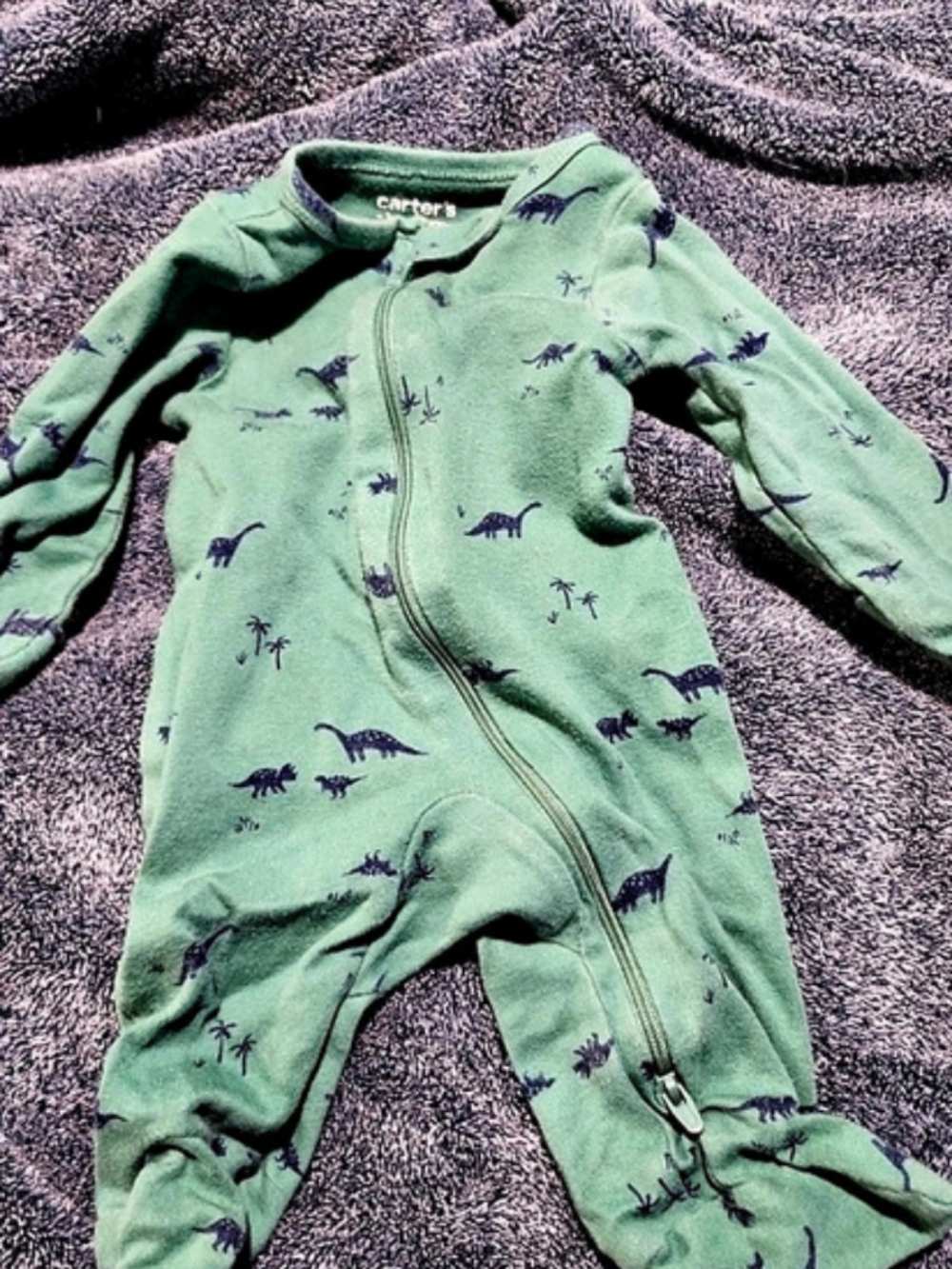 Carter's Just One You Dinosaur Footed Sleep & Play Footie Size 3M